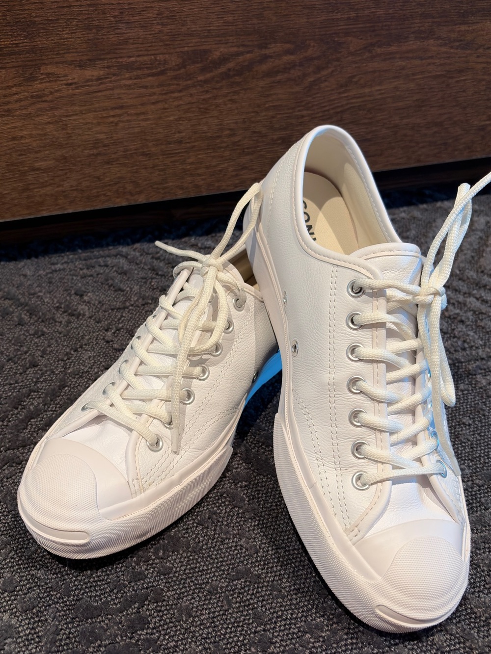 Converse Jack Purcell | Leather | Men's White Low-Top Sneakers